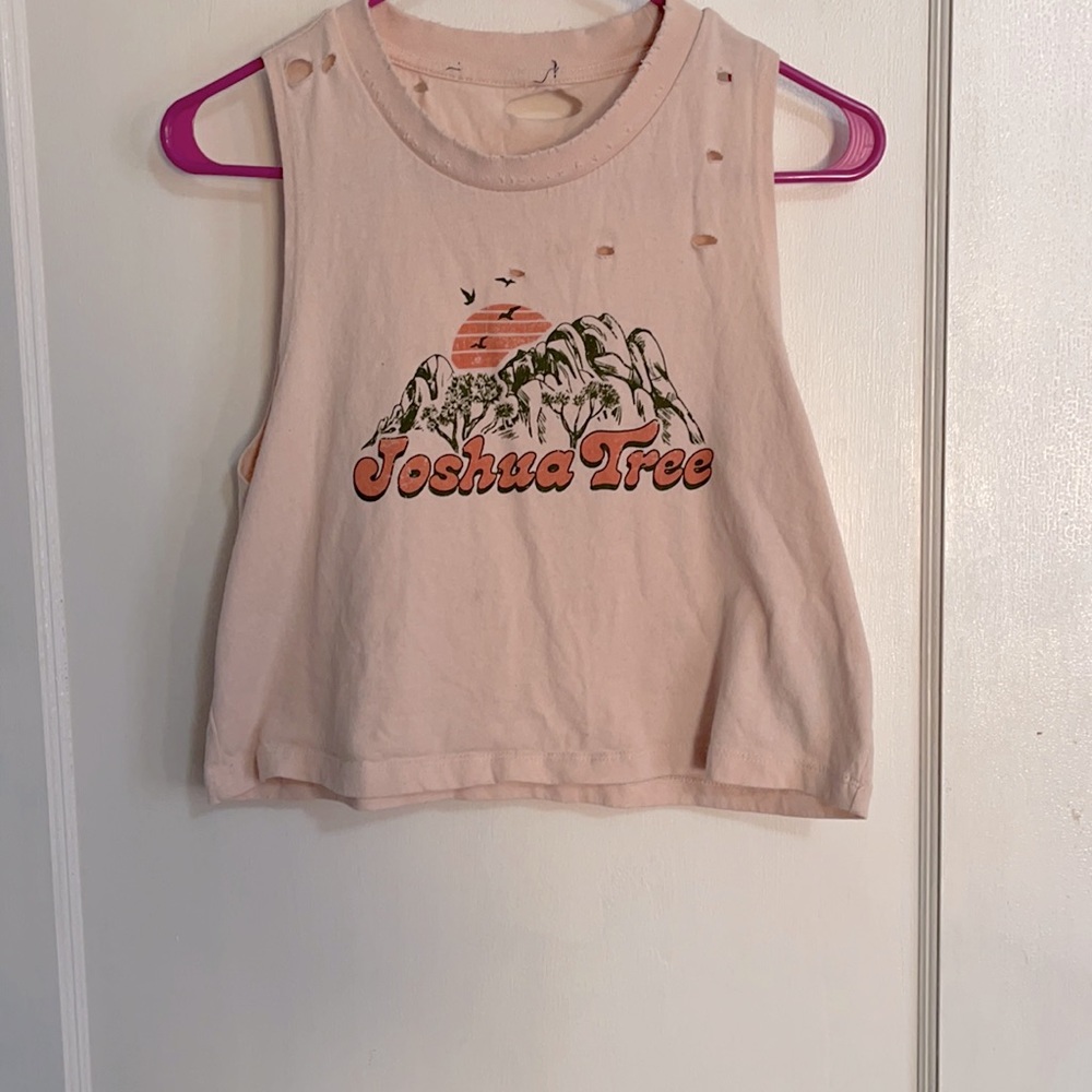 Forever 21 ripped Joshua Tree top!